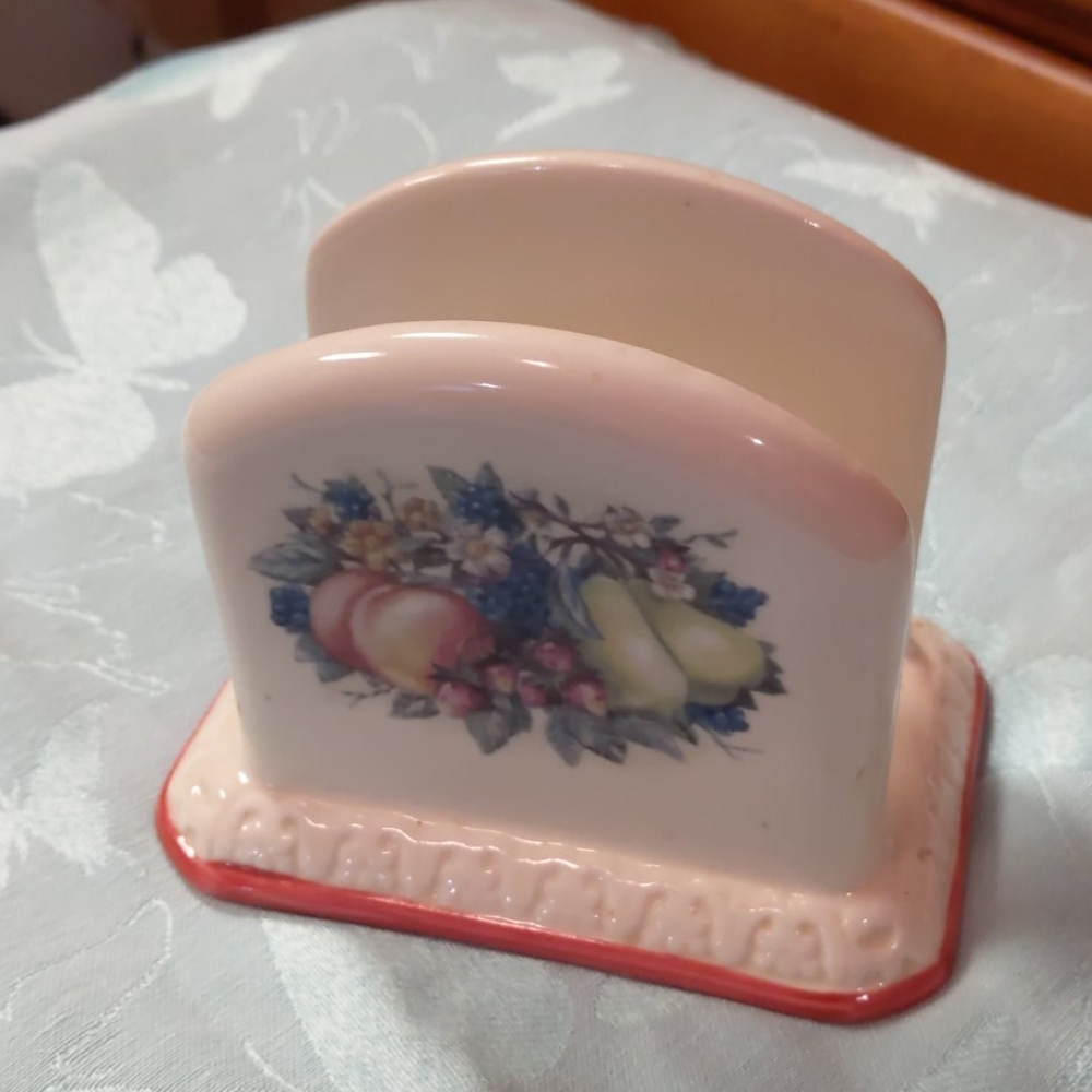 Vintage, Avon Napkin Holder, Sweet Country Home